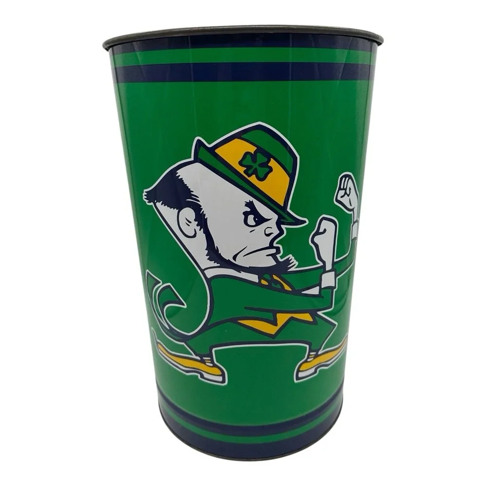 Vintage Notre Dame Fighting Irish Wincraft Trash‎ Can Licensed USA 15